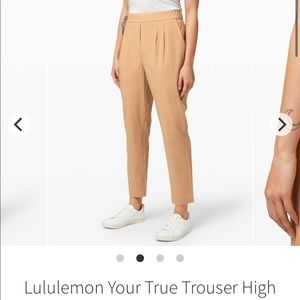Lululemon Your True Trouser Pant Beech Wood